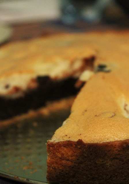 pudding czekoladowo-kremowy na blasze